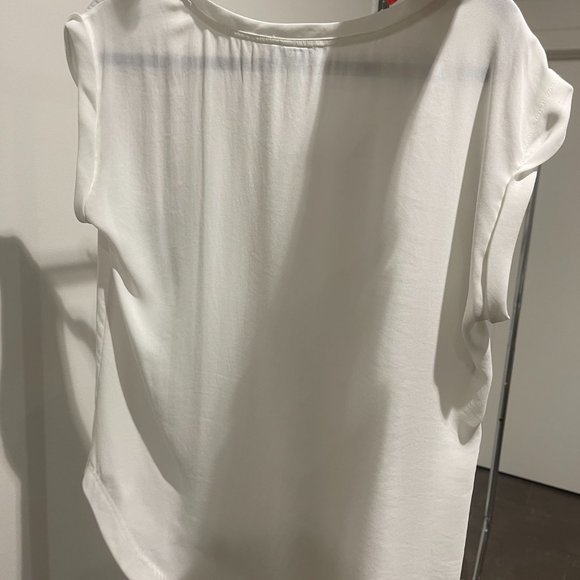 JCrew White Scoop Neck Top - Picture 3 of 3